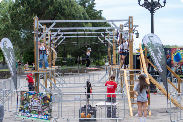 Centro Aventura - Eventos, Percurso Móvel de Arvorismo Centro Aventura - Eventos, Percurso Móvel de Arvorismo
